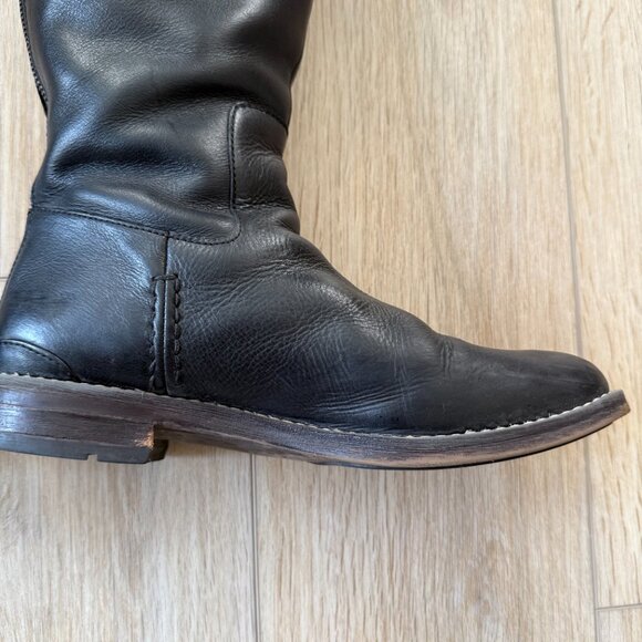 👢 Franco Sarto Black Leather Riding Boots | Women’s 9.5M Wide Calf 👢 - Picture 6 of 16